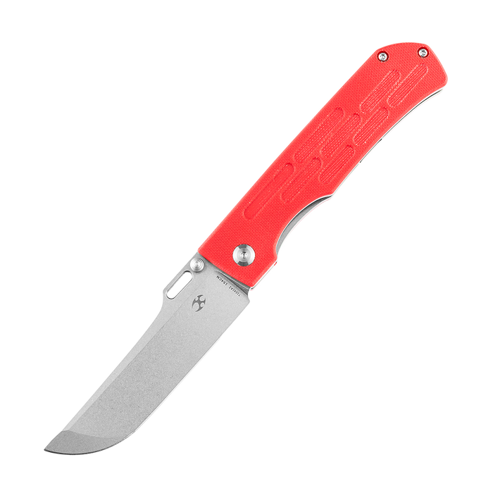 Reedus T1041A2 Stonewashed 154CM Blade Red G10 Handle with D.O.C.K. Design