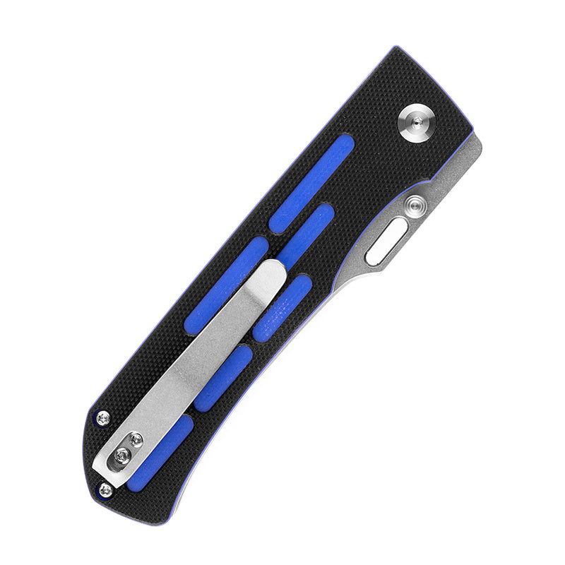 Reedus T1041A4 Stonewashed 154CM Blade Black and Blue G10 Handle with D.O.C.K. Design