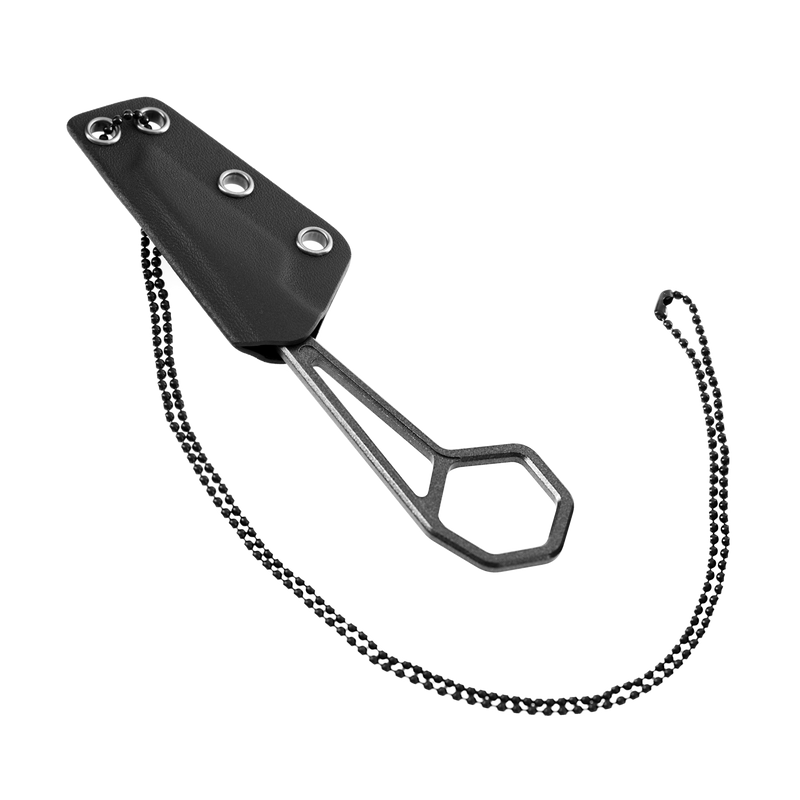 KANSEPT HEX G001A2 Dark Green Coating 14C28N +Sheath Blade 14C28N Handle with Ostap Hel Design