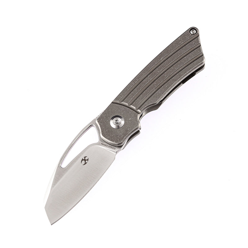 KANSEPT Goblin CPM-S35VN Blade and Titanium Handle with Groove Marshall Noble Design-K2016A5