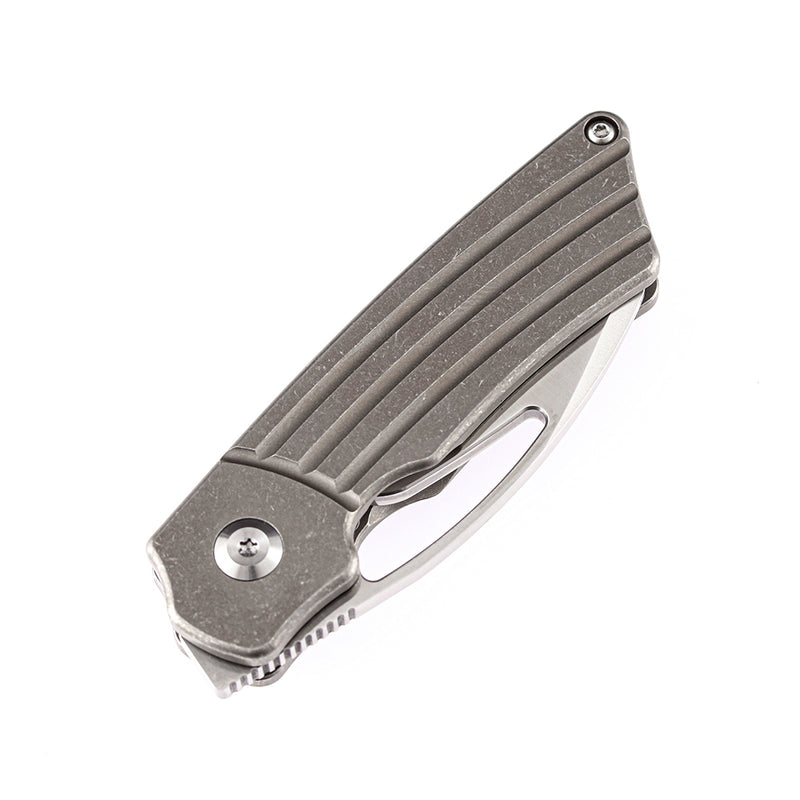 KANSEPT Goblin CPM-S35VN Blade and Titanium Handle with Groove Marshall Noble Design-K2016A5