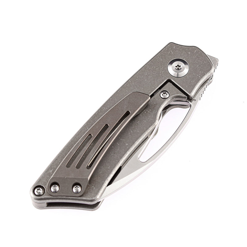 KANSEPT Goblin CPM-S35VN Blade and Titanium Handle with Groove Marshall Noble Design-K2016A5