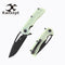 Kryo T1001A5 D2 Blade Jade G10 Handle with Kim Ning Design