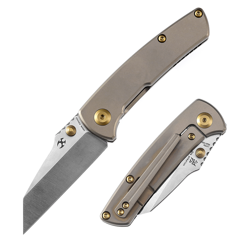 KANSEPT Little Main Street  K2015A2 Bronze Anodized Titanium Handle  with Dirk Pinkerton Design