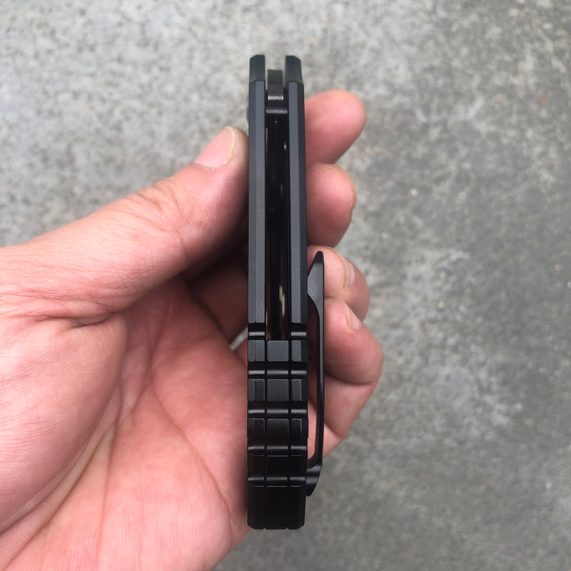 KANSEPT Pelican Edc Black Coating Titanium (3.00" CPM S35VN Blade) Kmaxrom Design-K1018A2