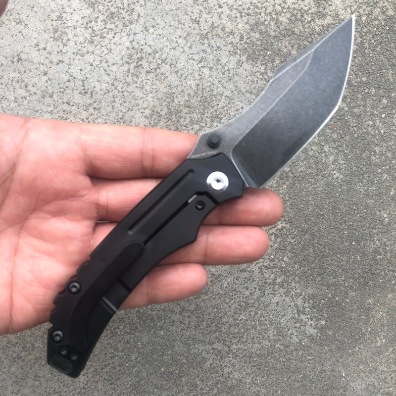 KANSEPT Pelican Edc Black Coating Titanium (3.00" CPM S35VN Blade) Kmaxrom Design-K1018A2