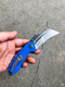 KTC3 T1031A3 Stonewashed 154CM Blade Dark Blue G10 Handle with Koch Tools Design