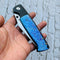 Shikari K1027A5 CPM-20CV Blade Black Anodized Titanium + Timascus +timascus clip Handle with Morgan KoensDessign
