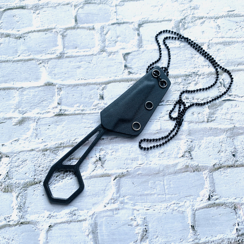 KANSEPT HEX G001A2 Dark Green Coating 14C28N +Sheath Blade 14C28N Handle with Ostap Hel Design