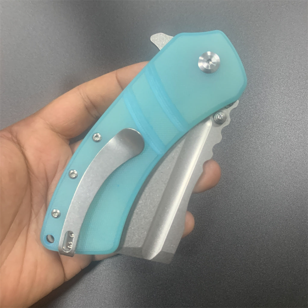 KANSEPT Cleavers XL Korvid T1030A7 Stonewashed 154CM Blade Tiffany