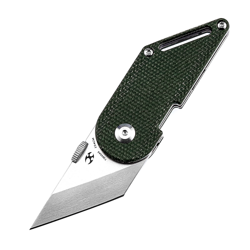 KANSEPT Dash T3045A5 Designed by Dirk Pinkerton Stonewashed 154CM Green Micarta