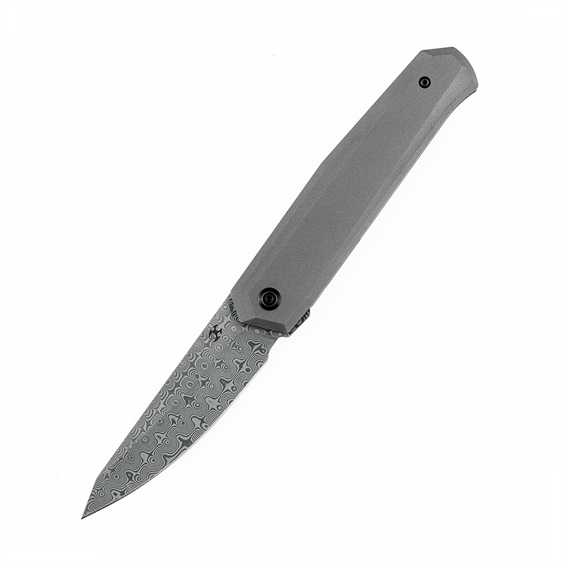 KANSEPT Integra K1042D1 Damascus Designed Silicon Carbided Titanium by JK Knives