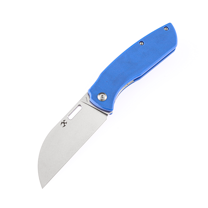 KANSEPT Convict T1023A3 Stonewashed 154CM Blue  G10 Handle with Sheepdog Knives Design