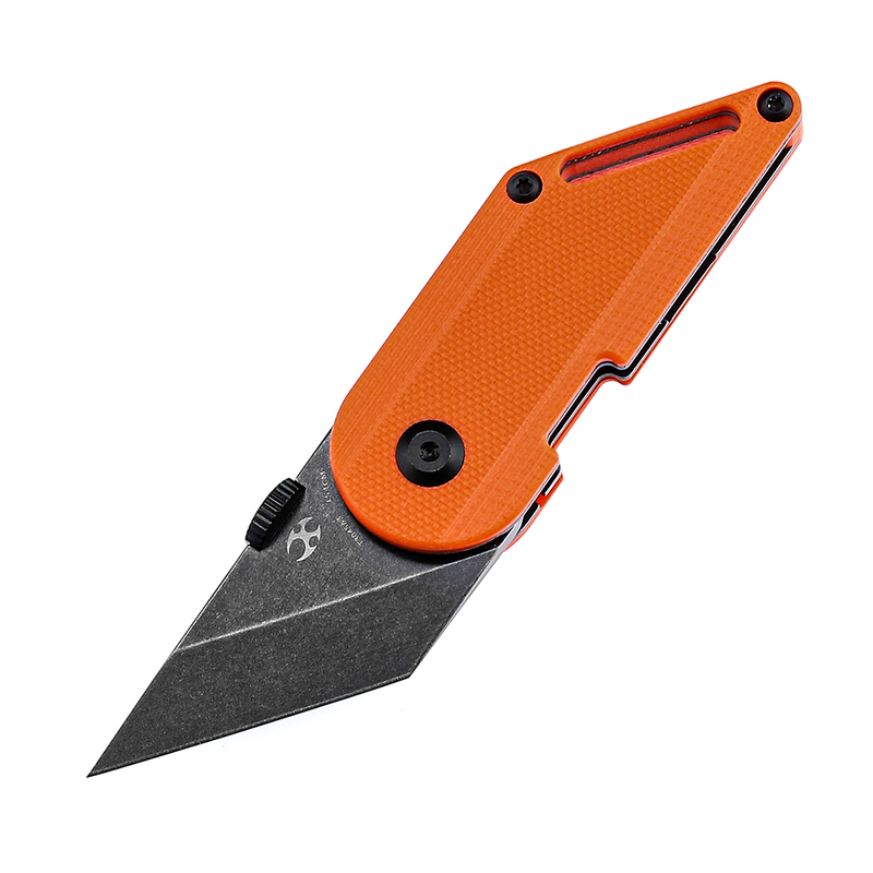 KANSEPT Dash T3045A3 Designed by Dirk Pinkerton Black Stonewashed 154CM Orange G10