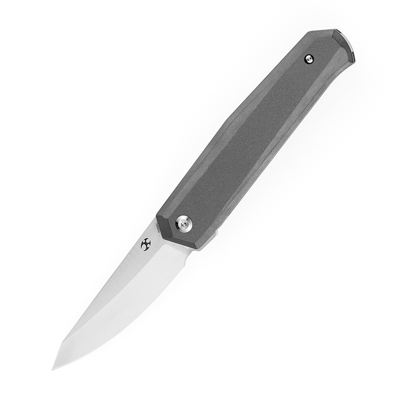 Integra K1042A1 Satin M390 Silicon Carbided Titanium Designed by JK Knives