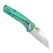 Little Main Street K2015A4 Stonewashed CPM-S35VN Green Anodized Titanium Handle  with Dirk Pinkerton Design