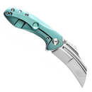 KTC3 K1031A4 Stonewashed CPM-S35VN Green Anodized Titanium Handle with Koch Tools Design