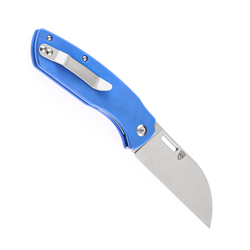 KANSEPT Convict T1023A3 Stonewashed 154CM Blue  G10 Handle with Sheepdog Knives Design