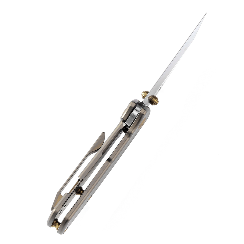 KANSEPT Little Main Street  K2015A2 Bronze Anodized Titanium Handle  with Dirk Pinkerton Design