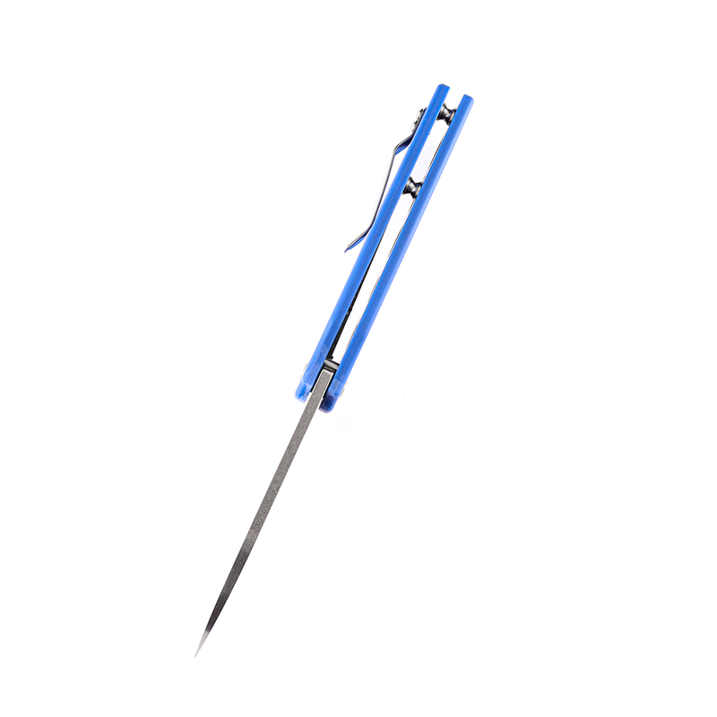 KANSEPT Convict T1023A3 Stonewashed 154CM Blue  G10 Handle with Sheepdog Knives Design