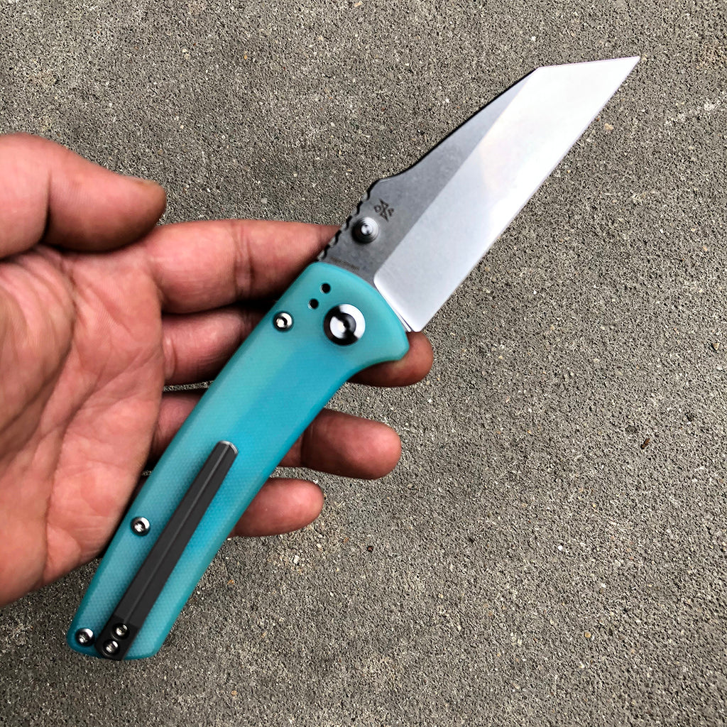 Main Street T1015B4 Blue G10 Handle Stonewashed 154CM Blade Dirk