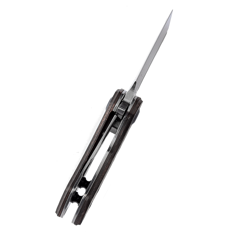 KANSEPT Mini Korvid Flipper knife Bronze Titanium Handle (1.45‘’ CPM-S35VN Blade ) Koch Tools Design-K3030B1