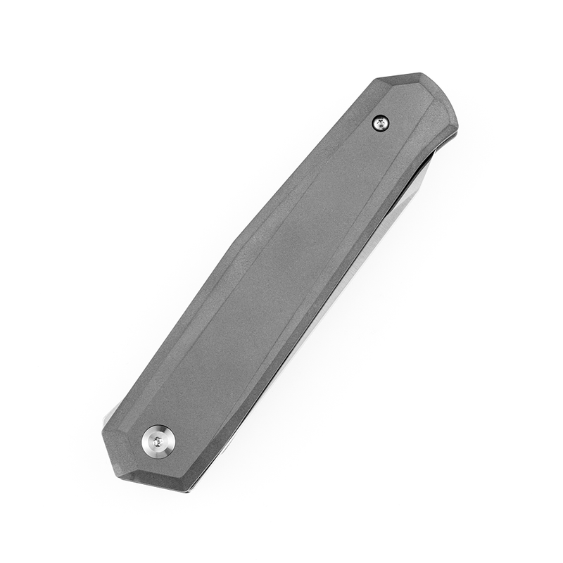 Integra K1042A1 Satin M390 Silicon Carbided Titanium Designed by JK Knives