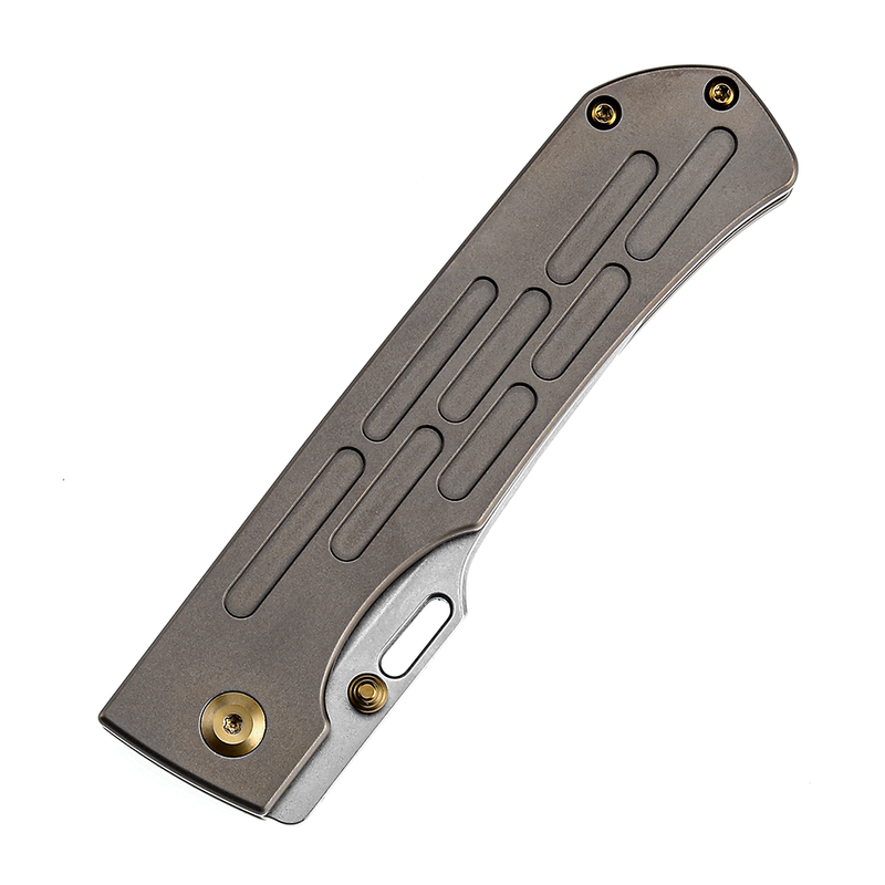 KANSEPT Reedus Stonewashed CPM-S35VN  Bronze Anodized Titanium Handle with D.O.C.K. Design-K1041A3