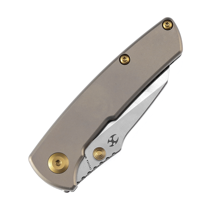 KANSEPT Little Main Street  K2015A2 Bronze Anodized Titanium Handle  with Dirk Pinkerton Design