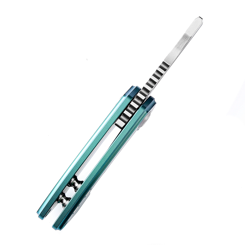 KANSEPT Mini Korvid Flipper knife Bronze Titanium Handle (1.45'‘ CPM-S35VN Blade ) Koch Tools Design-K3030A7