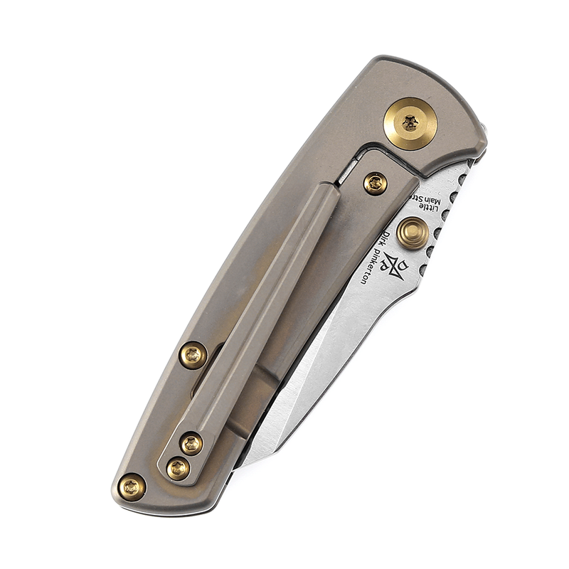 KANSEPT Little Main Street  K2015A2 Bronze Anodized Titanium Handle  with Dirk Pinkerton Design