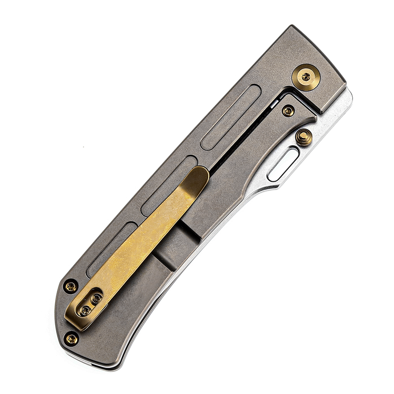 KANSEPT Reedus Stonewashed CPM-S35VN  Bronze Anodized Titanium Handle with D.O.C.K. Design-K1041A3