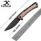 Kratos K1024A8 Titanium + Brwon Micarta Handle with Black TiCn Coated S35VN Blade for camping hunting folding knives by Ostap Hel Design